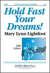 Hold Fast Your Dreams! SAB choral sheet music cover